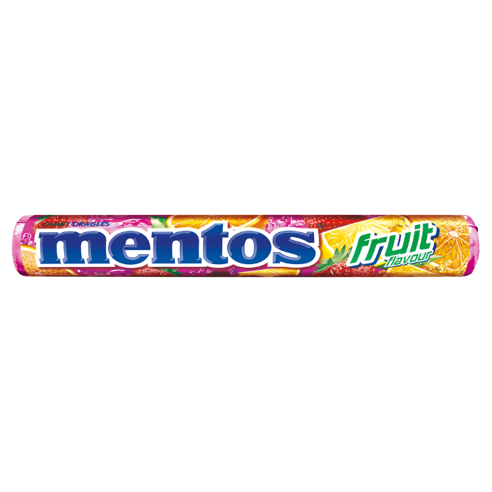 MENTOS Candy Fruit Roll 14 Pack