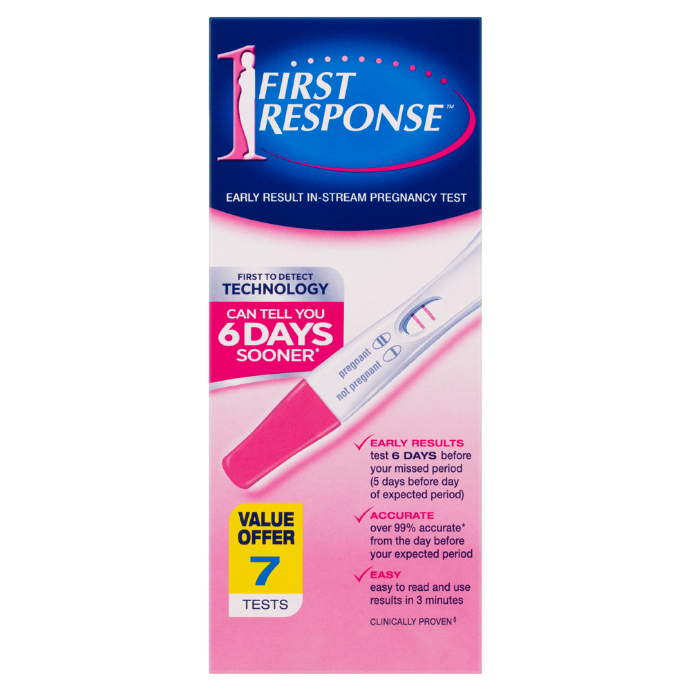 First Response Early Result In-Stream Pregnancy Test 7 Pack