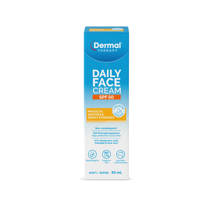Dermal Therapy Daily Face Cream with SPF50mL
