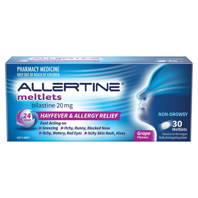ALLERTINE Bilastine 20mg 30 Meltlets