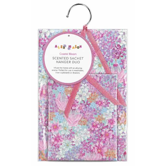 ALEX MASON Scented Sachet Hanger Duo Floral 2 Piece Set