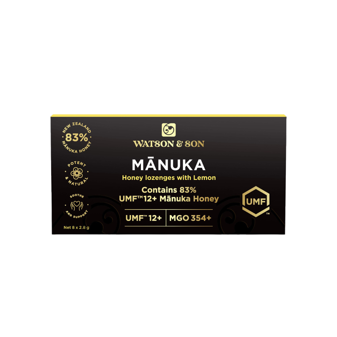 Watson & Son Mgo 354+ Manuka Honey & Lemon 8 Loz