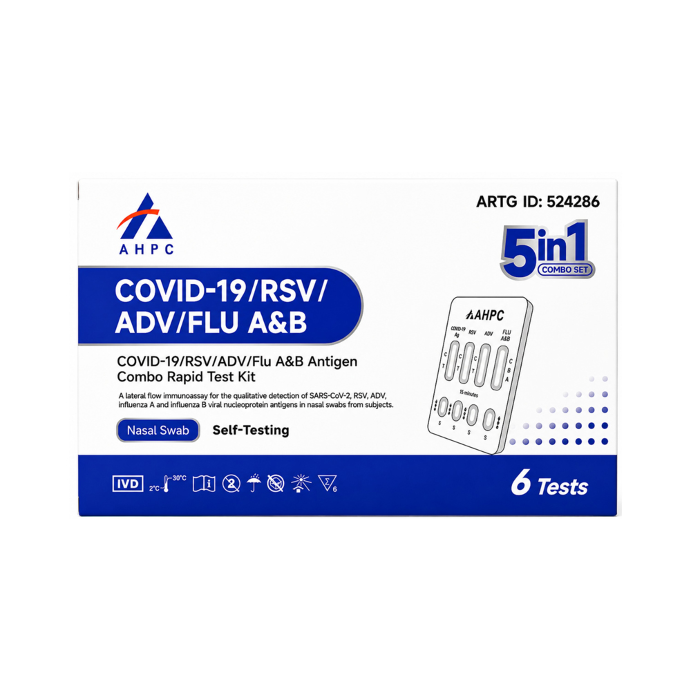 Ahpc Covid19/rsv/adv/flua & b (nasal) 6 Pack