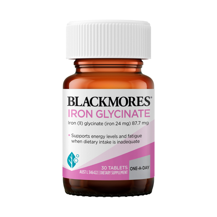 Blackmores Iron Glycinate 30 Tablets