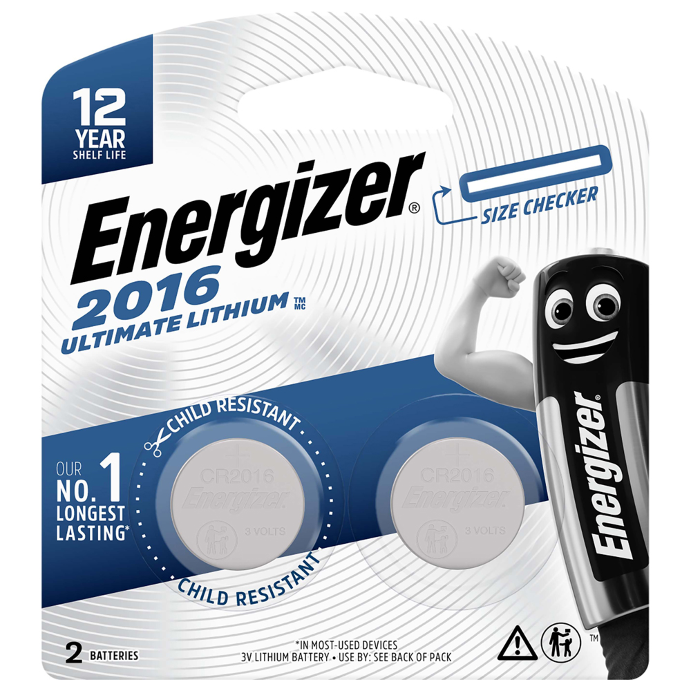 Energizer Ultimate Child Shield Cr2016 2 Pack