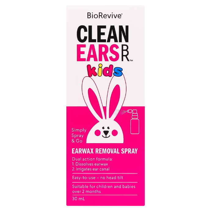 BioRevive CleanEars Kids Earwax Removal Spray 30mL
