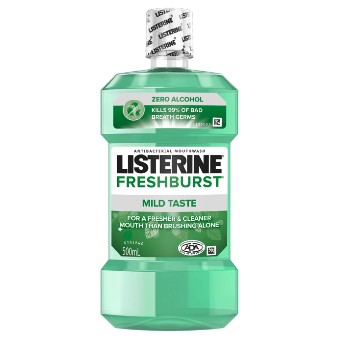 Listerine Freshburst Zero Mouthwash 500mL