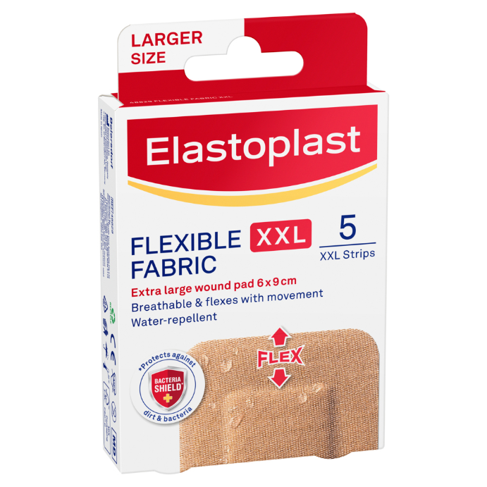 Elastoplast Flexible Fabric XXL Dressing 5 Pack