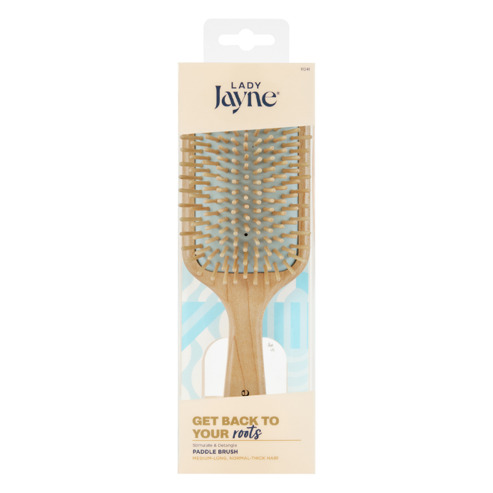 Lady Jayne Maple Wood Paddle Brush - Soothe & Detangle