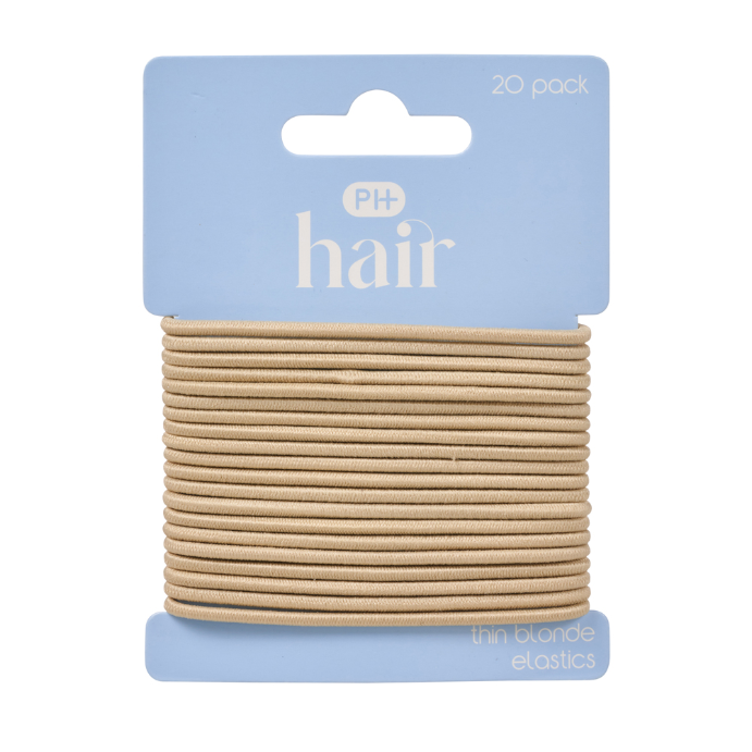 Pharmacy Health Elastics Thin Blonde 20 Pack