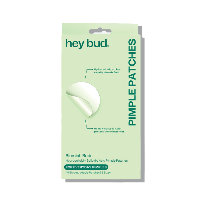 Hey Bud Hydrocolloid + Hemp Acne Patches 48 Patches