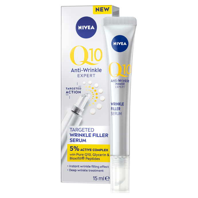 NIVEA Q10 Anti-Wrinkle Expert Targeted Wrinkle Filler Serum 15mL
