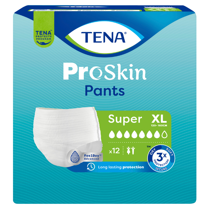 Tena ProSkin Pants Super Extra Large 12 Pack