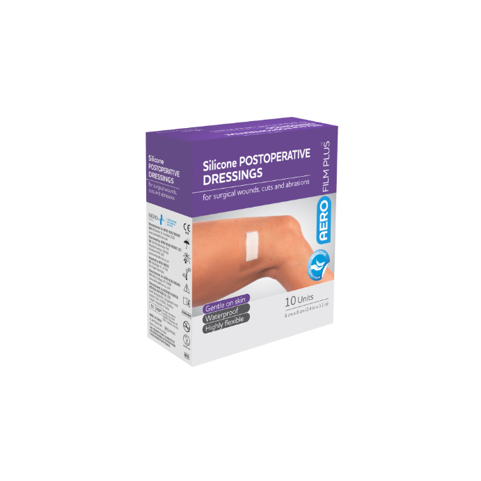 AERO Sensitive Silicone Postoperative Dressing 6cm x 8cm