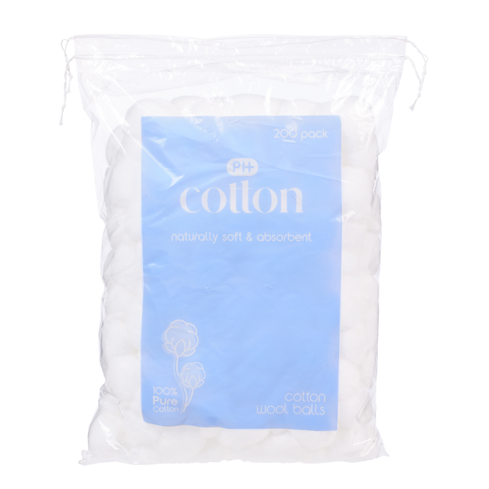 PHARMACY HEALTH Cotton Balls 200 Pack