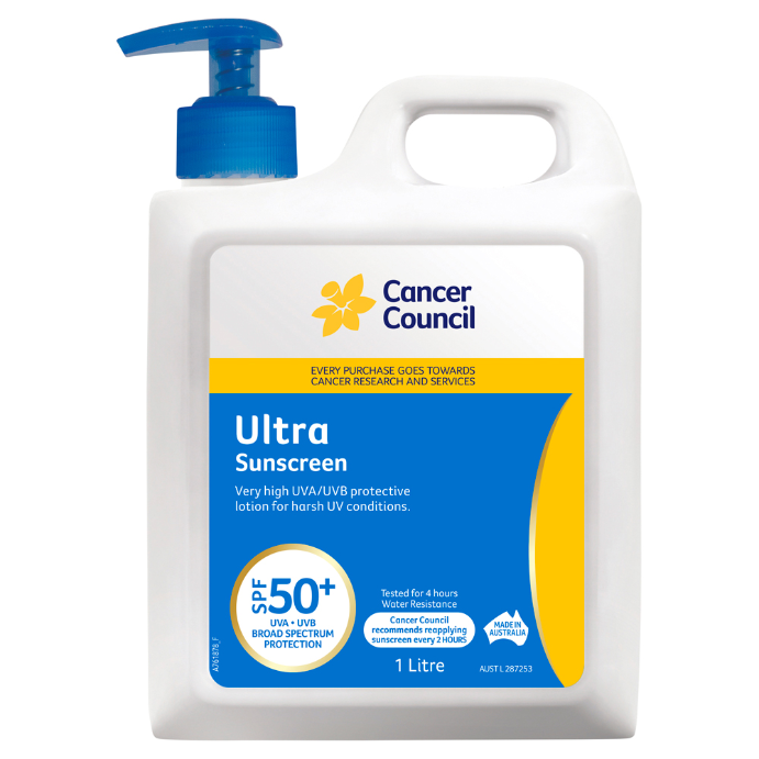 Cancer Council Ultra Sunscreen SPF 50+ 1L