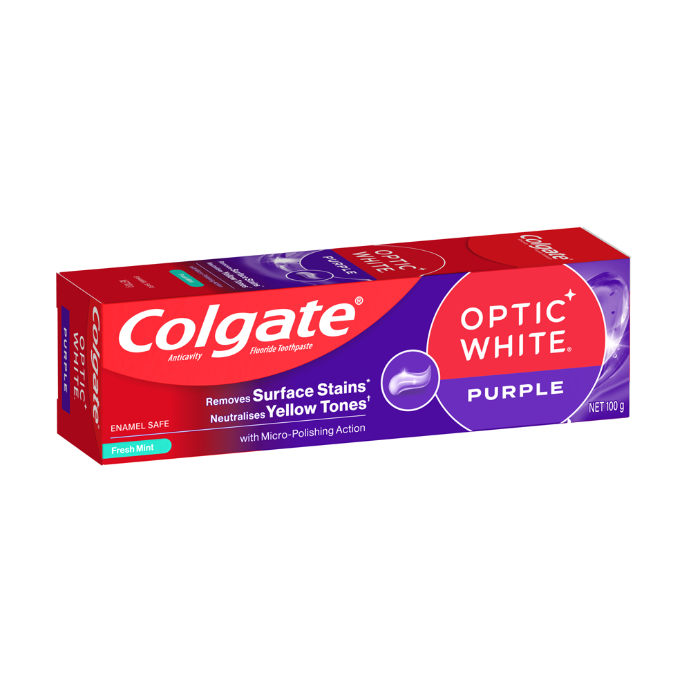 Colgate Optic White Purple Toothpaste Fresh Mint 100g