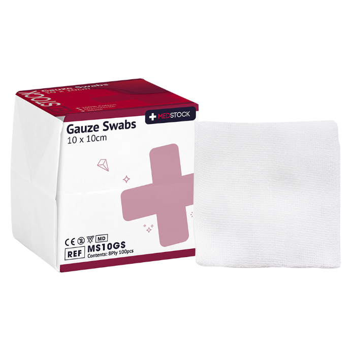 Medstock Gauze Swabs 10cm x 10cm 40 Pack