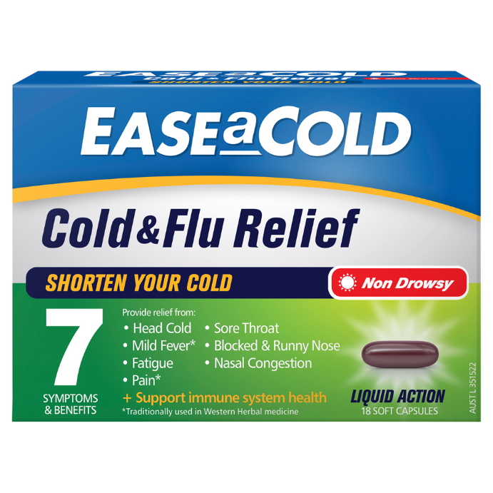 Sambucol Cold & Flu Relief 18 Capsules