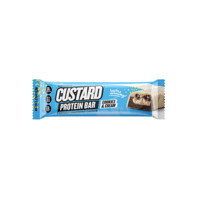 Muscle Nation Protein Custard Bar Cookies & Cream 60g