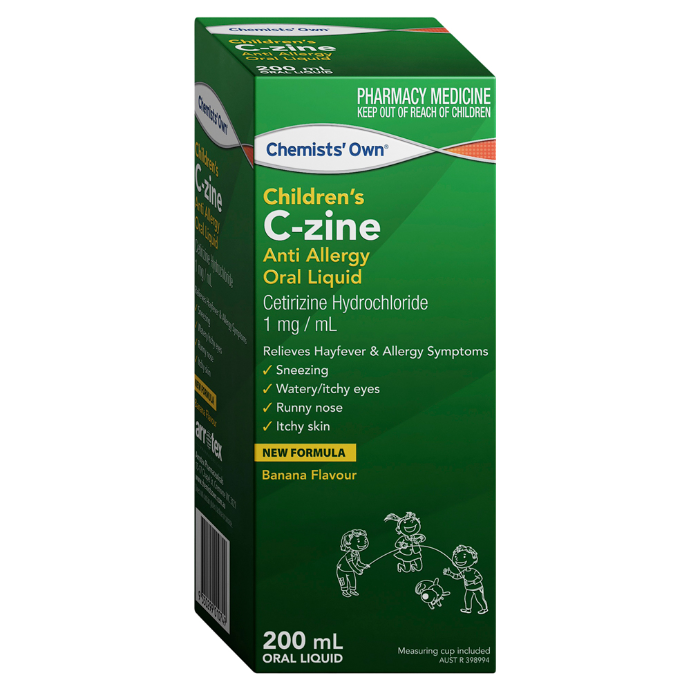 Chemists' Own Childrens C-Zine Liquid Bottle 200mL
