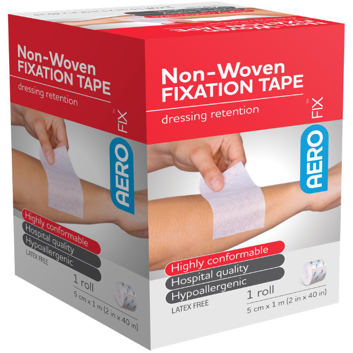 AERO Non-Woven Fixation Tape 5cm x 1m 1 Roll