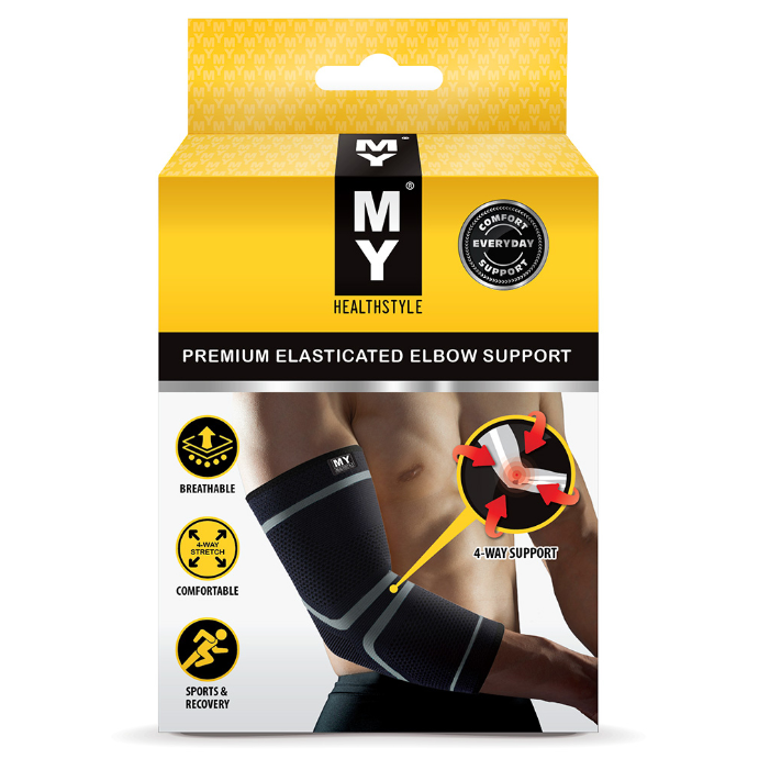 MY Premium Elasticated Elbow Support Large