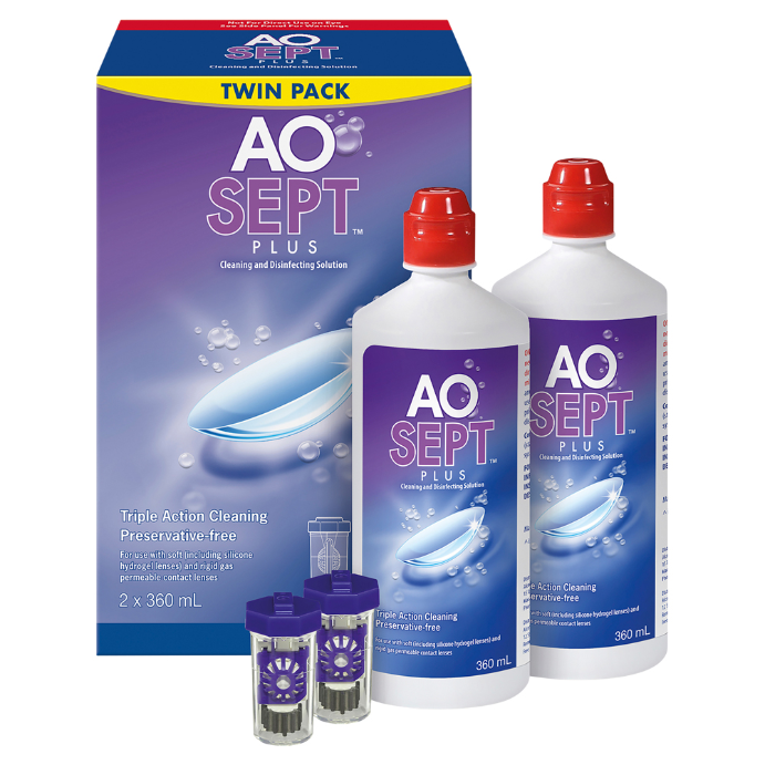AOSept Plus Cleaning and Disinfecting Solution 2 x 360mL