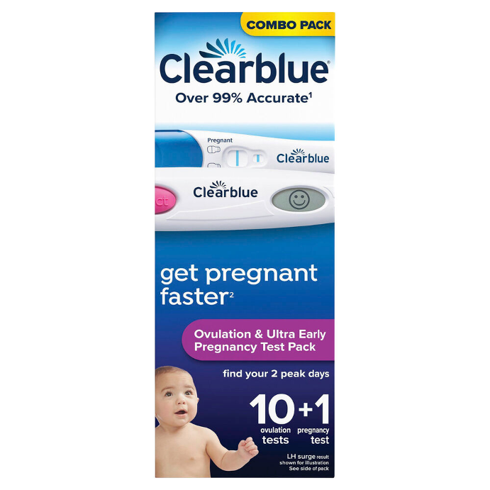 Clearblue Ovulation & Pregnancy 10 + 1 Tests
