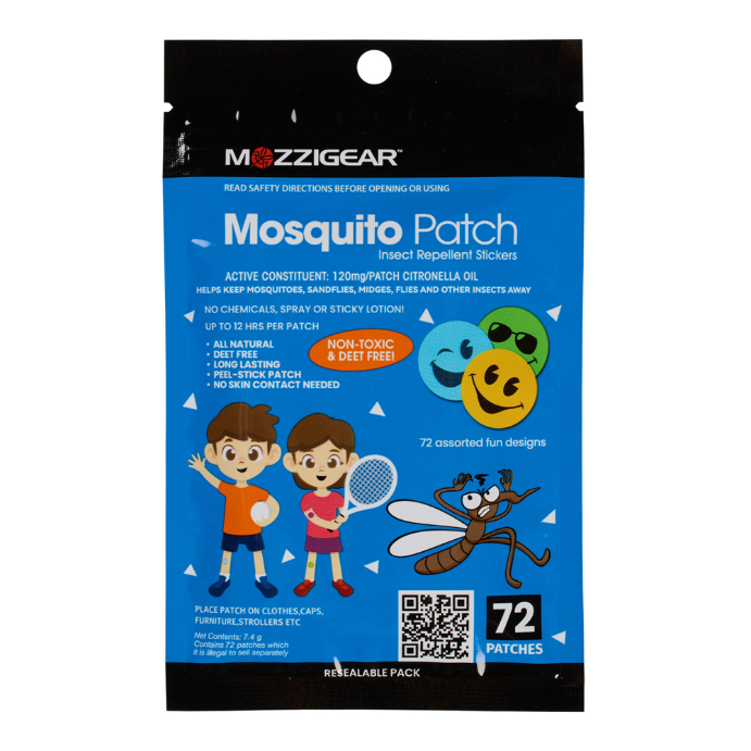 MOZZIEGEAR Sticker Patch 72 Pack