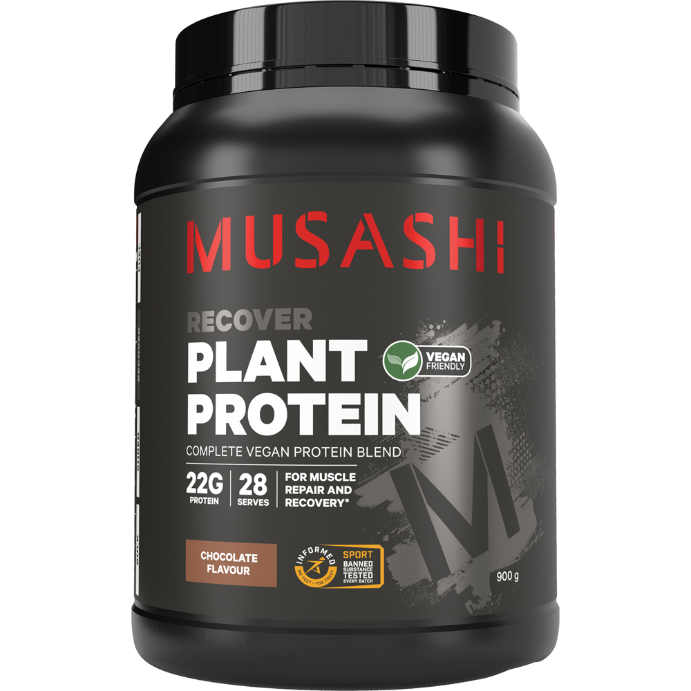 Musashi Recover Plant Protein Chocolate 900g