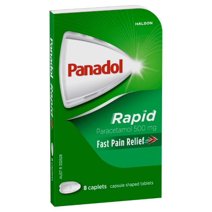 Panadol Rapid Paracetamol 500mg 8 Caplets