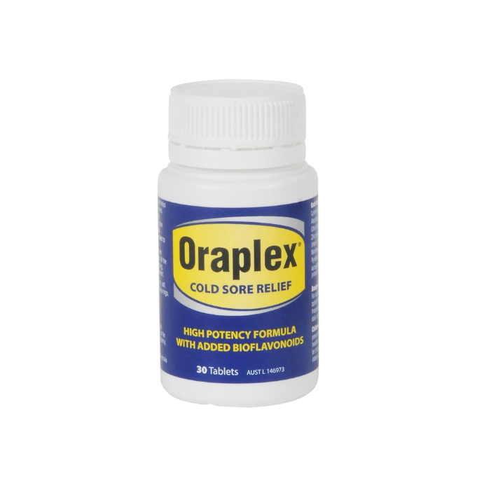 ORAPLEX Cold Sore Relief 30 Tablets