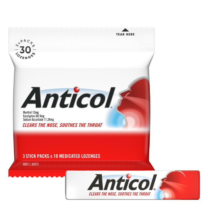 Anticol Multipack 3 x 10 Lozenges 30 Lozenges