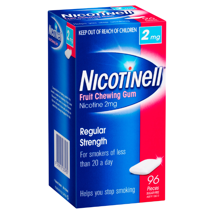 Nicotinell 2mg Fruit Gum 96 Pack