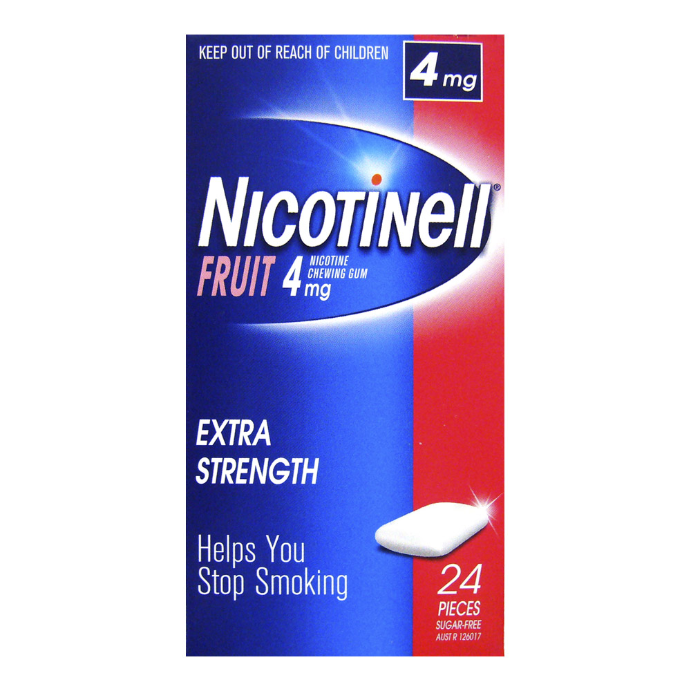 Nicotinell Fruit Gum 4mg 24 Pack
