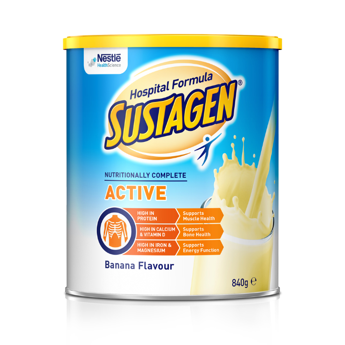Sustagen Hospital Formula ACTIVE Banana Flavour 840g