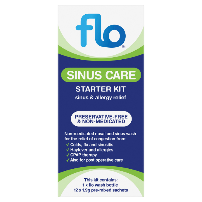 Flo Sinus Care Wash Bottle with 12 Sachets 1 Kit