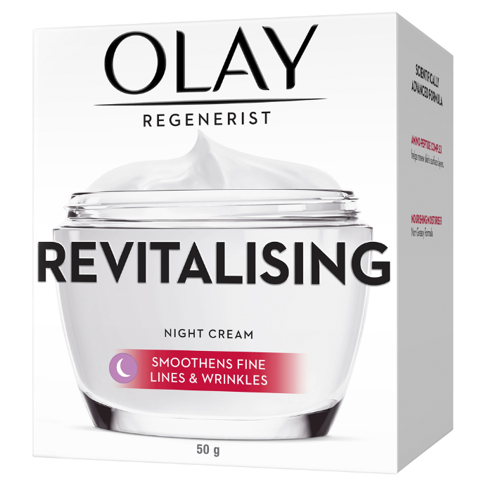 Olay Regenerist Revitalising Night Face Cream Moisturiser 50g