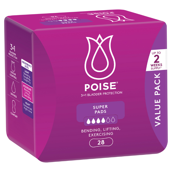 Poise Super Value Pack 28 Pack