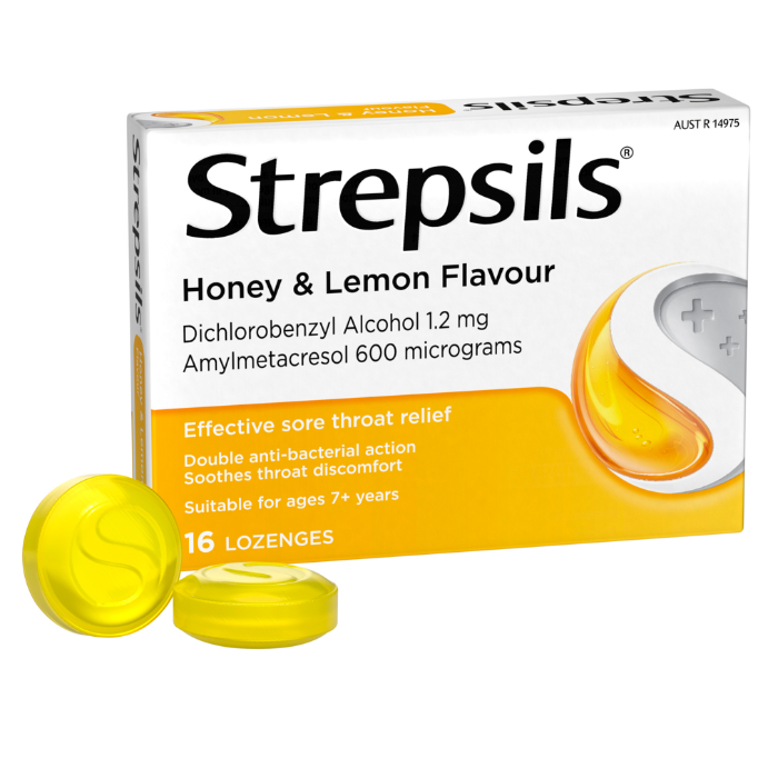 Strepsils Honey & Lemon 16 Lozenges