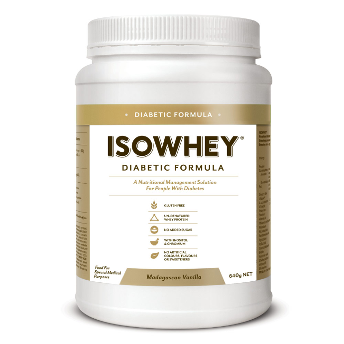 Isowhey Diabetic Formula Vanilla 640g