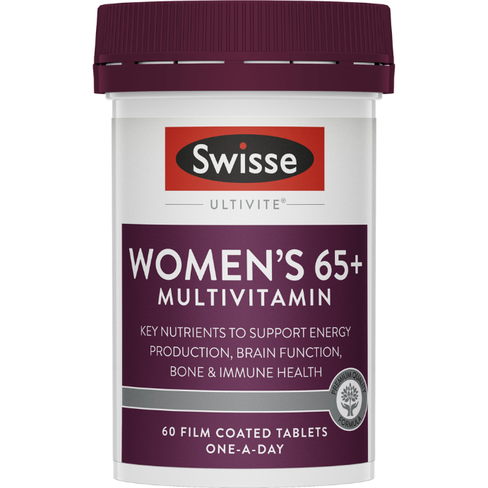 Swisse Ultivite Women's 65+ Multivitamin 60 Tablets