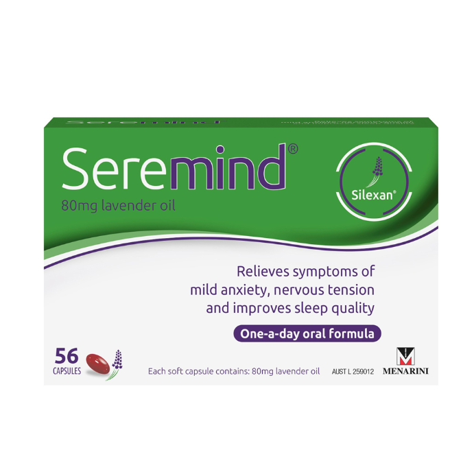 Seremind Lavender Oil 80mg 56 Capsules