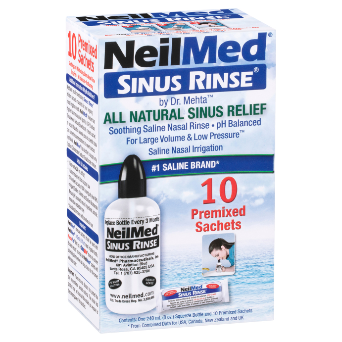 Neilmed Rinse Sinus Starter Kit 10 Sachets
