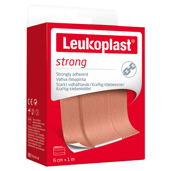LEUKO Leukoplast Strong First Aid Dressings 6cm x 1m 1 Roll