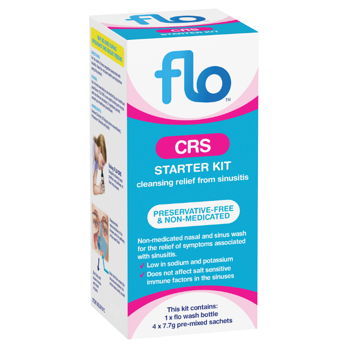 Flo CRS Starter Kit Bottle + 4 Sachets 1 Kit