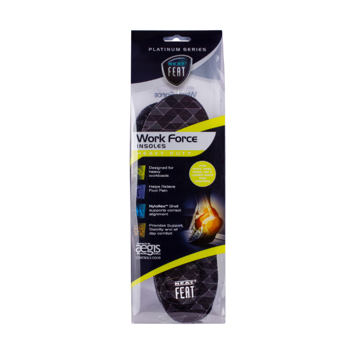 Neat Feat Work Force Insoles Medium 1 Pair