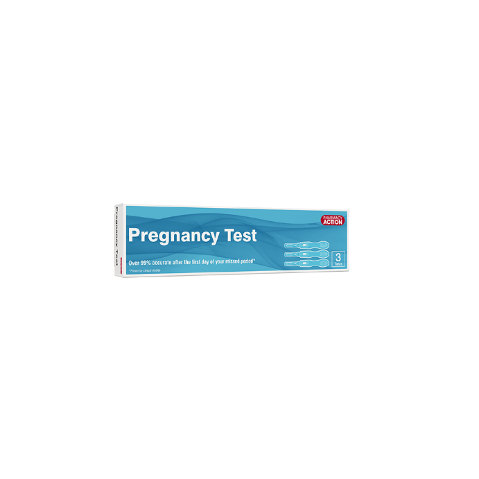 PHARMACY ACTION Pregnancy Test 3 Pack