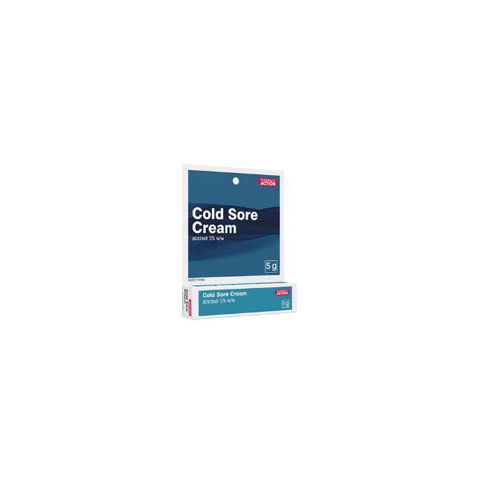 PHARMACY ACTION Cold Sore Cream 5g